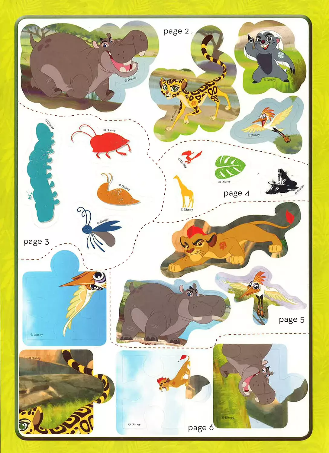 Disney The Lion Guard: Sticker Play Roarsome Activities 2