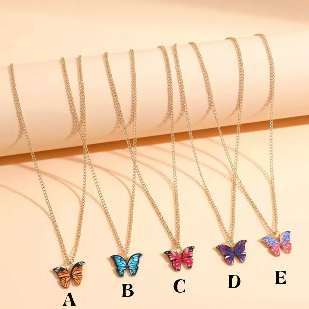 1 Pc Butterfly Necklace