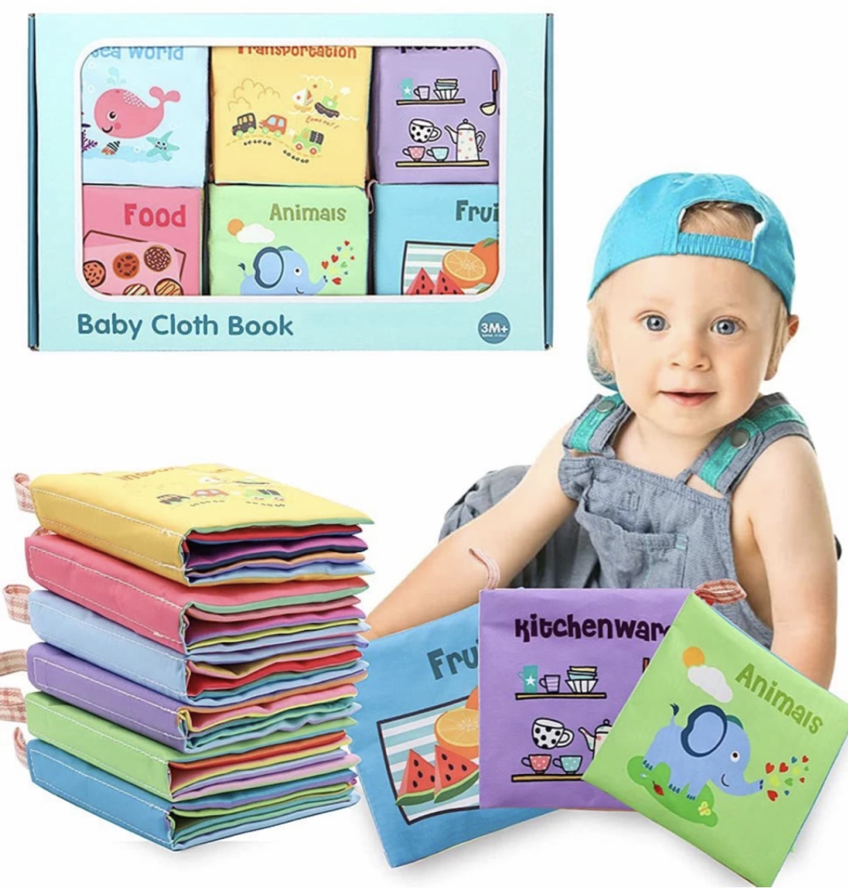 Baby cloth book