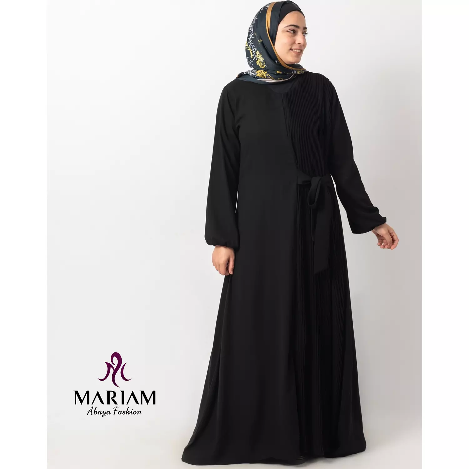  Pleated abaya Code A001 3