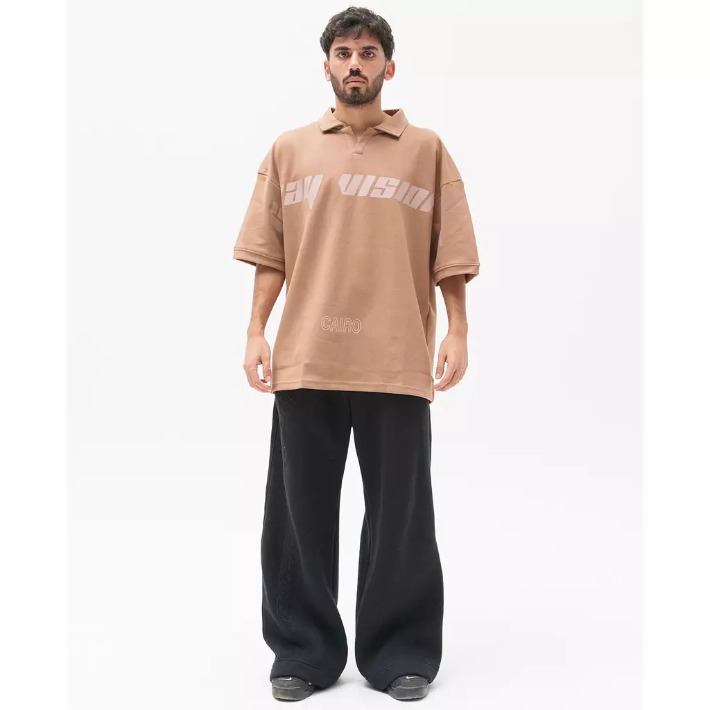 Brown polo tshirt