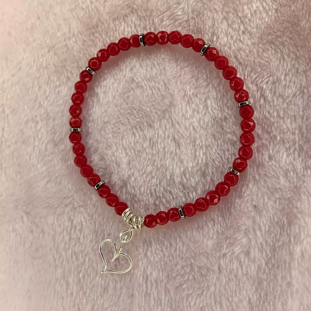 Red Heart Bracelet (S-L)