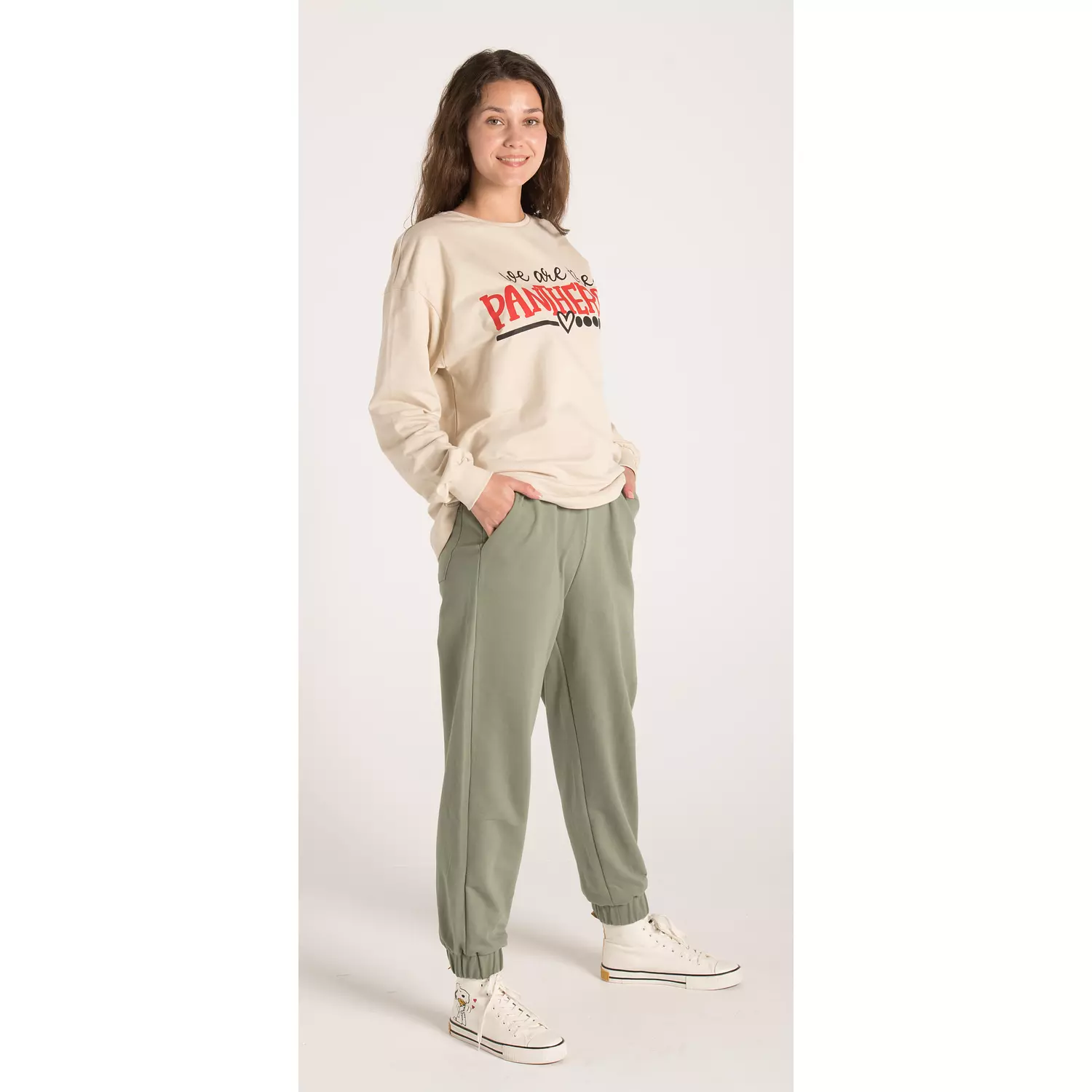 DRAWSTRING WAIST SWEATPANT 3