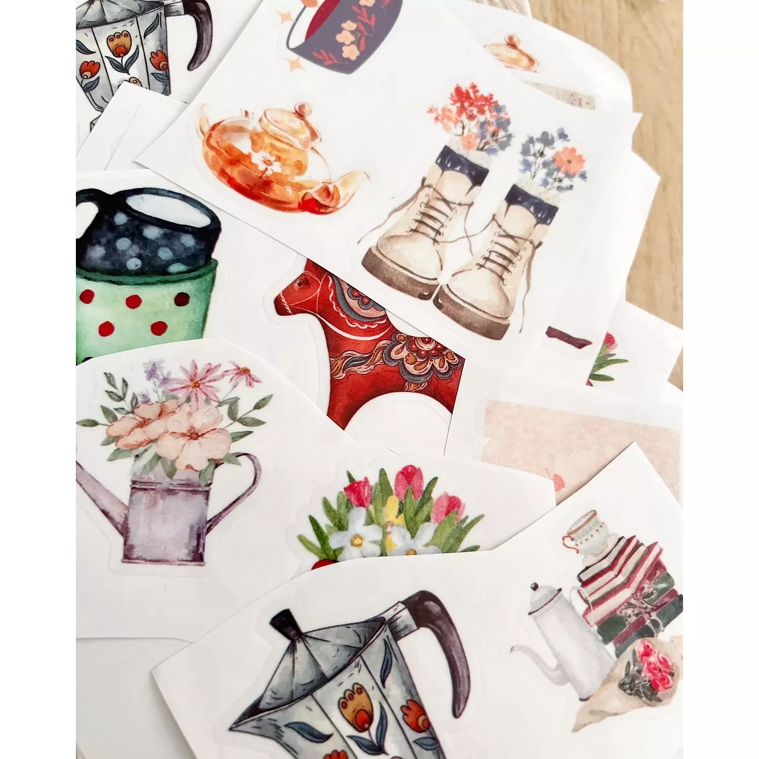 Teacups | Transparent Stickers  6