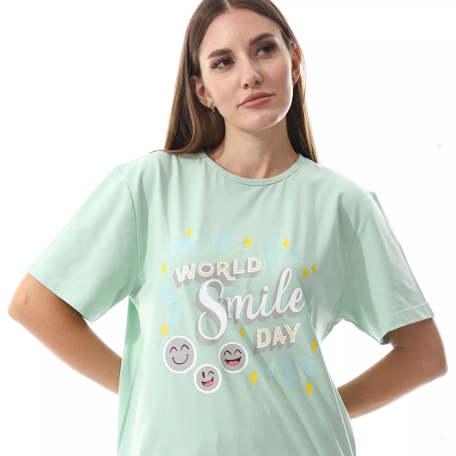 Women Smile Pj - 2475 - Green 2