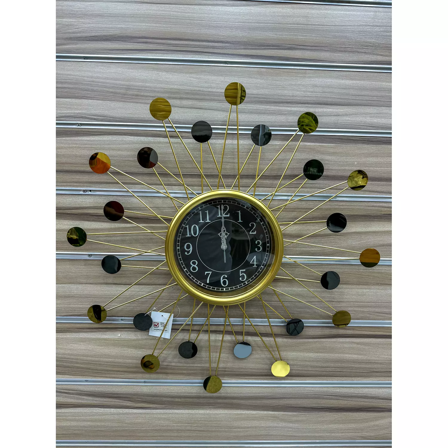 metal clock 21 hover image