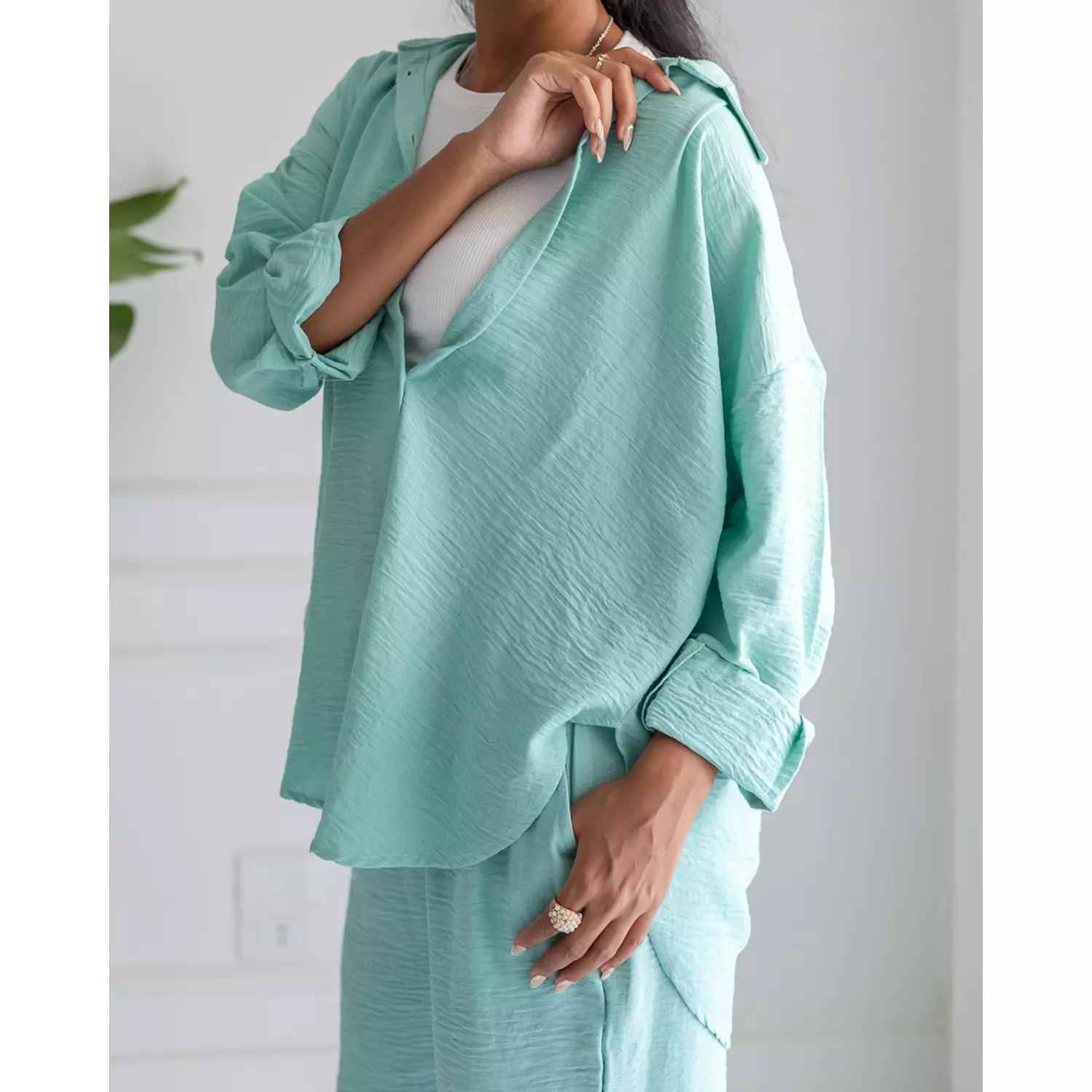 Shaza Mint Suit  4