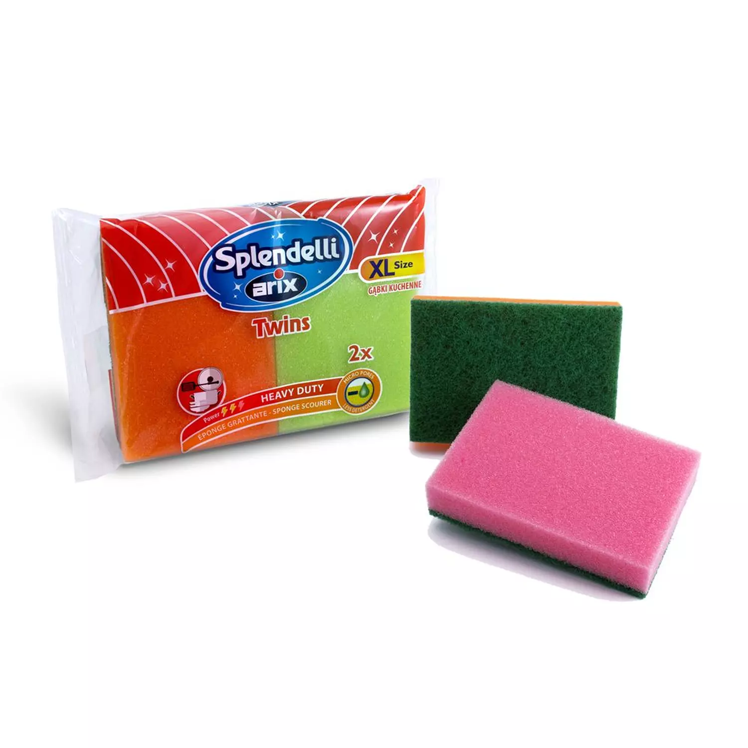 Arix Splendelli Cleaning Sponge Large Size  3 Pieces hover image