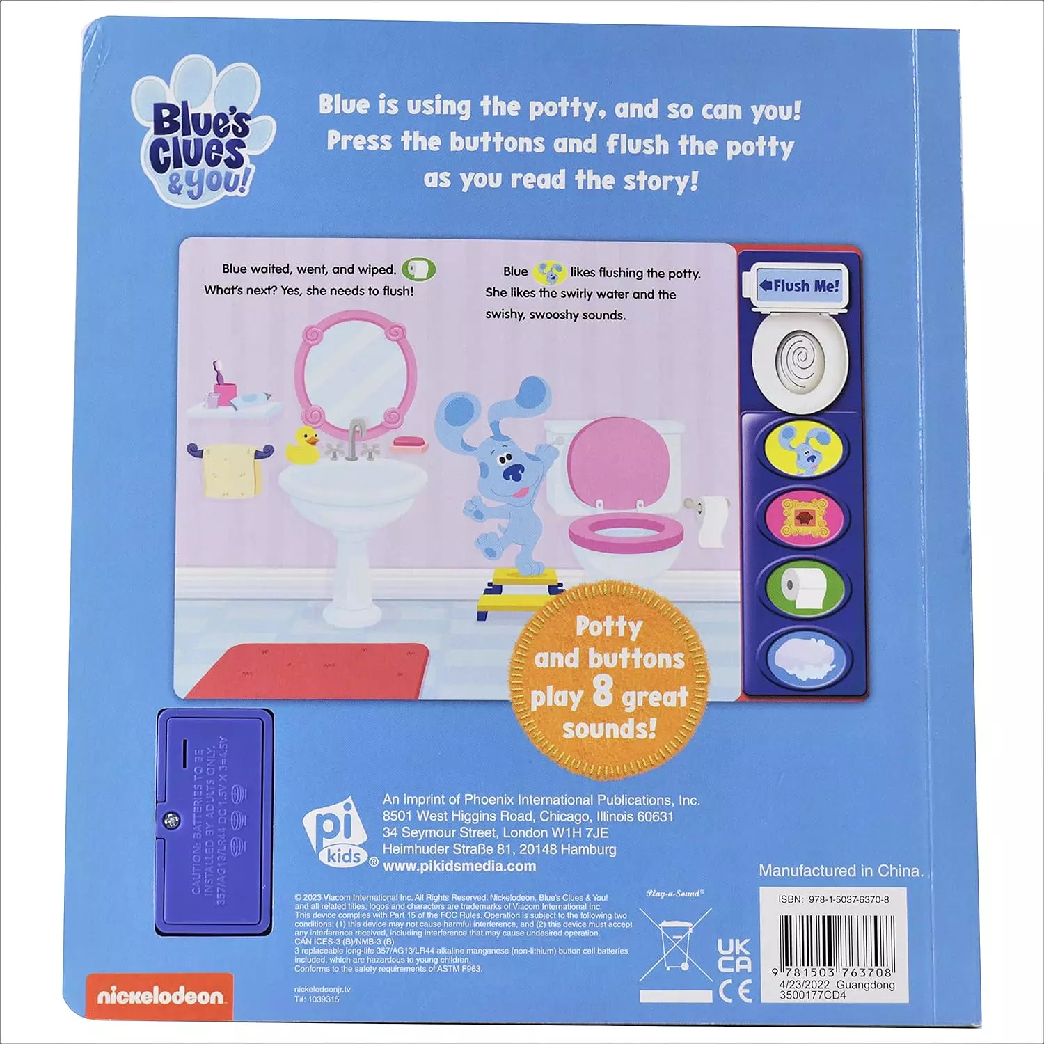 Nickelodeon Blue's Clues & You! - Potty Time with Blue! - Potty Trainingy (Sound Book) 3