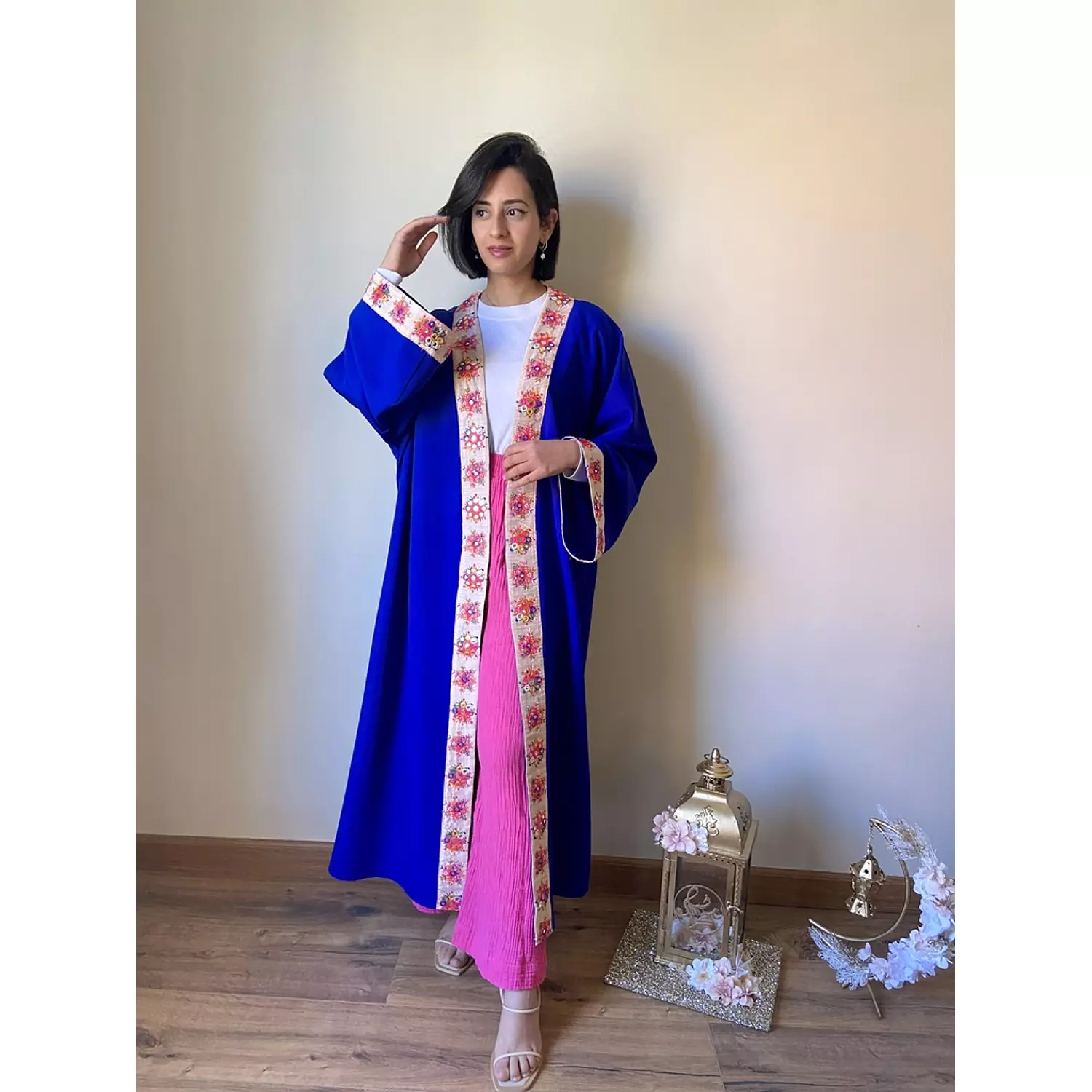 Royal Blue Kimono 6