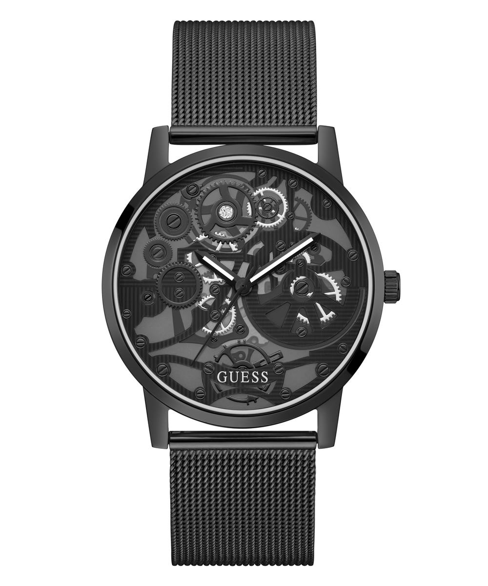 <p><strong><span style="color: rgb(1, 1, 1)">GUESS GW0538G3 ANALOG WATCH For Men BlackMesh Polished Bracelet</span></strong></p>