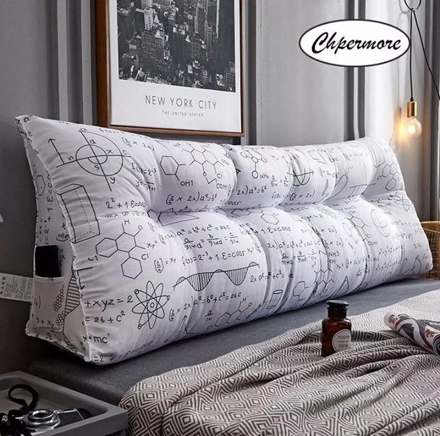 Bed back pillows ( printed fabric ) 7