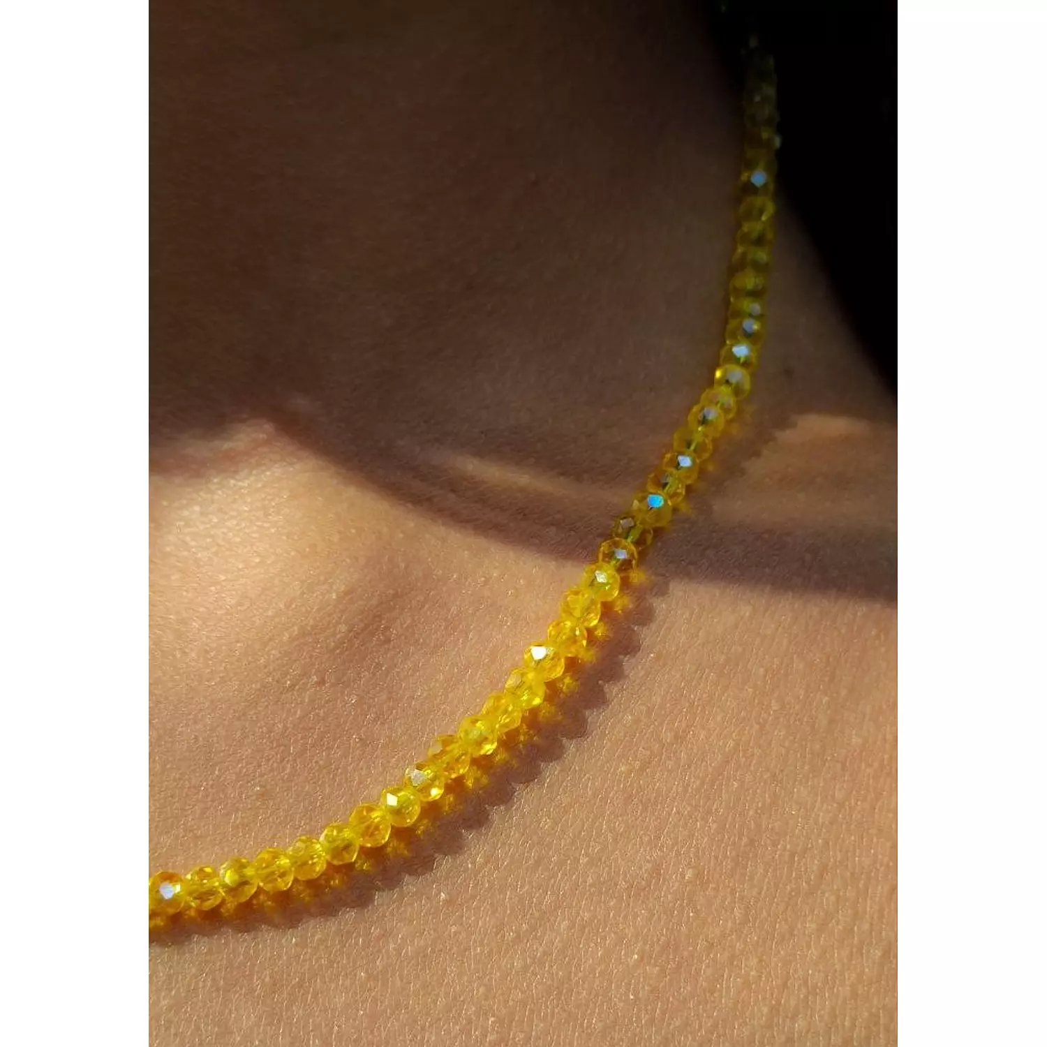 Yellow simple beads 3