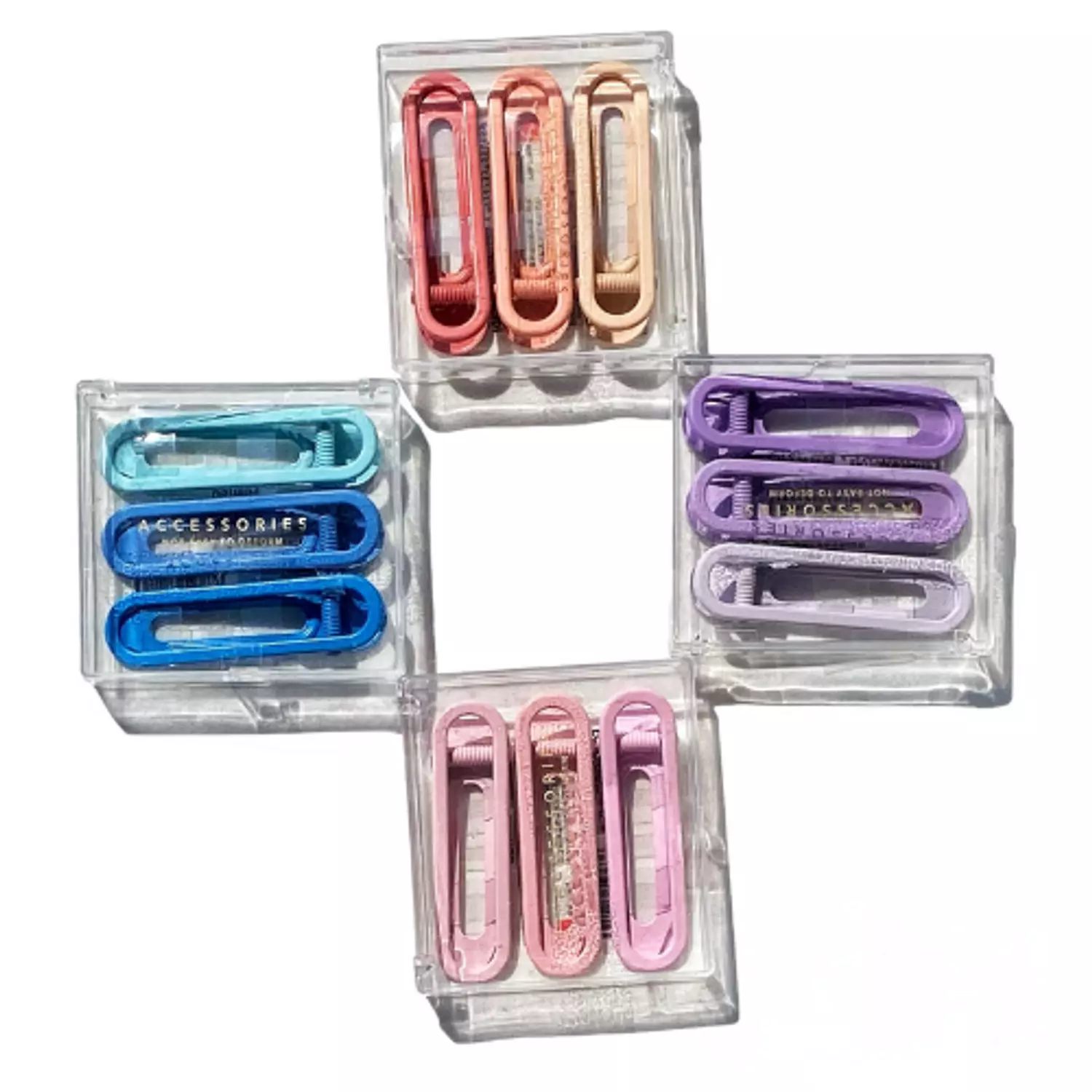 Miniso - 3 Pc Hollow Hair Pin Sets hover image