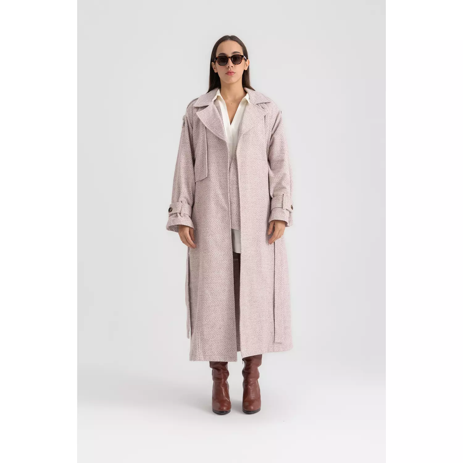 The Sophia relaxed trench coat hover image