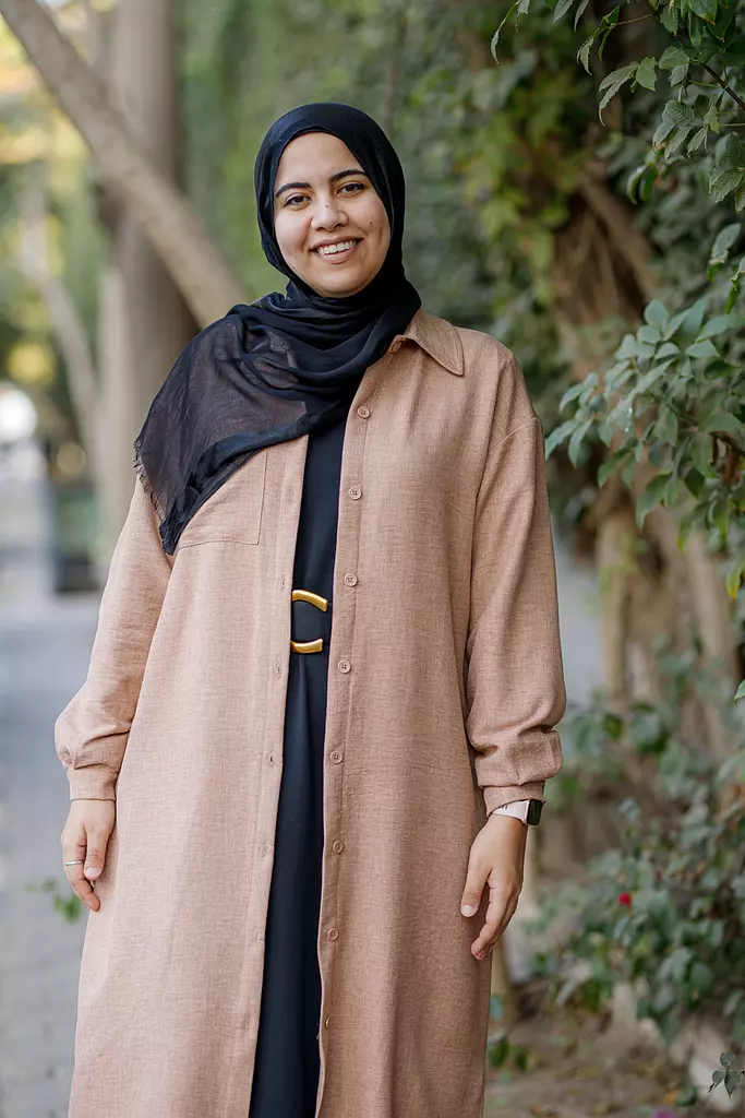 Light Beige Brown Linen Shirt Dress