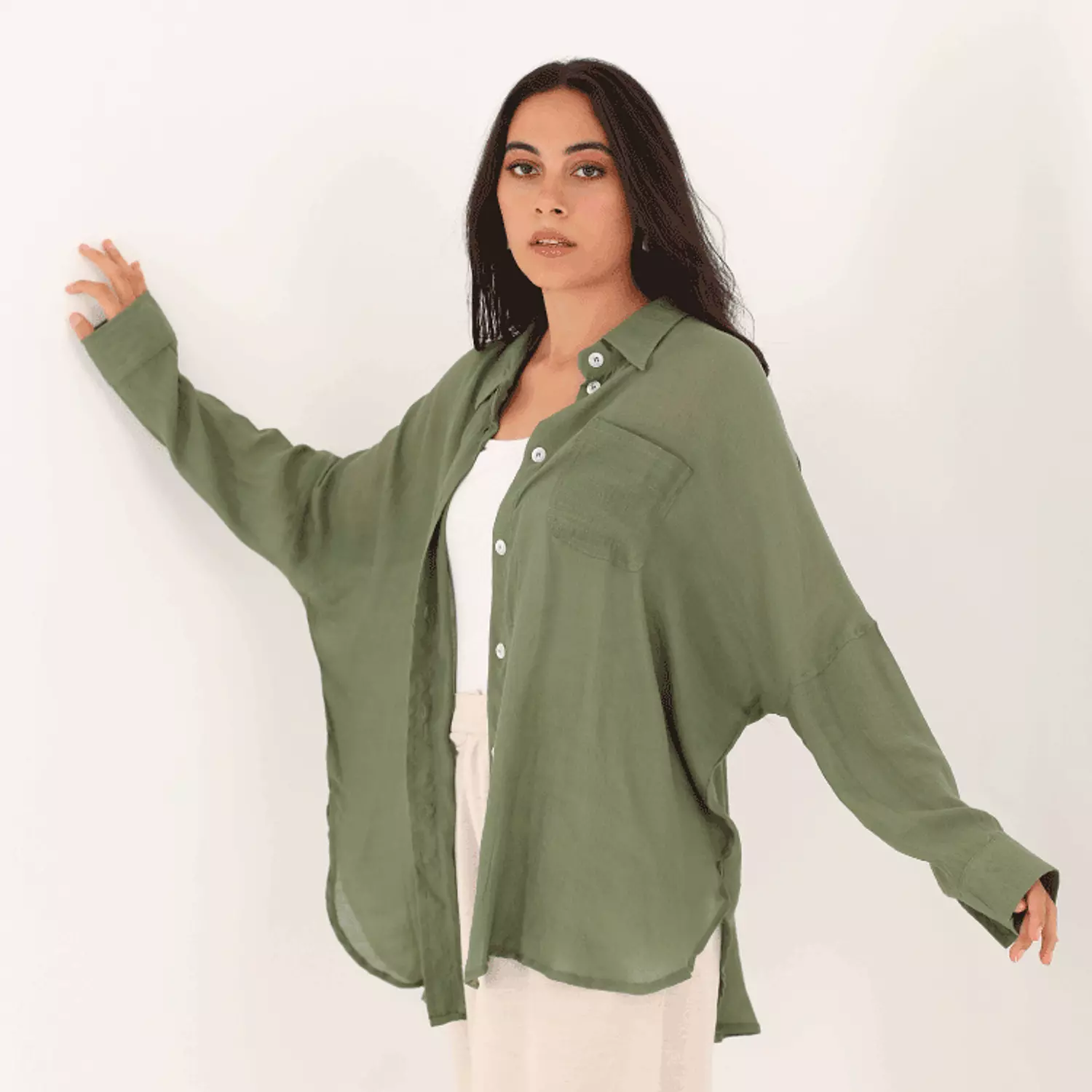 Olive Shirt hover image