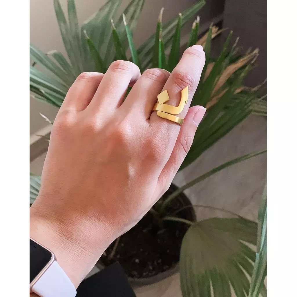 Arabic Letter ring 