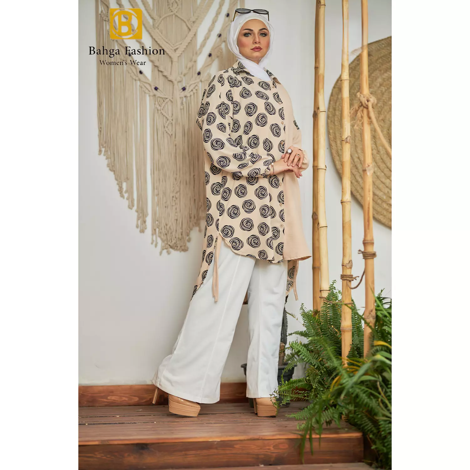  CEY asymmetric blouse with circles on the side .. code 8089 hover image