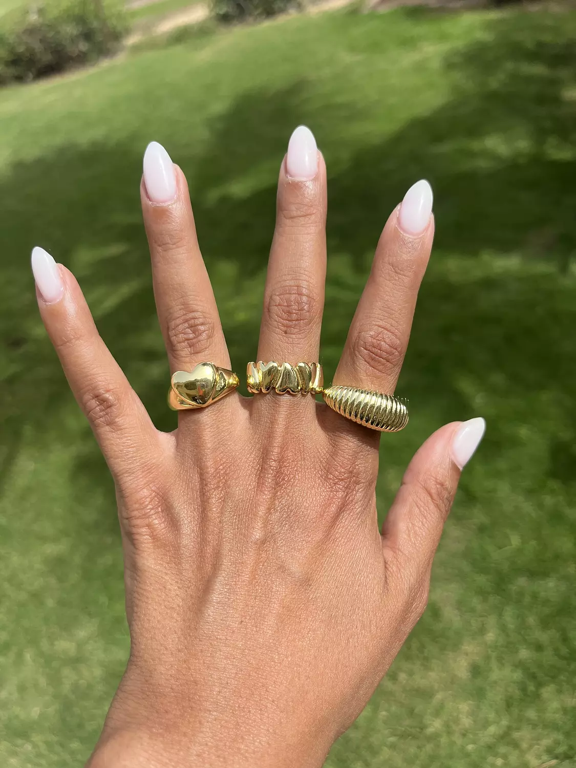 Chunky Gold Ring 2