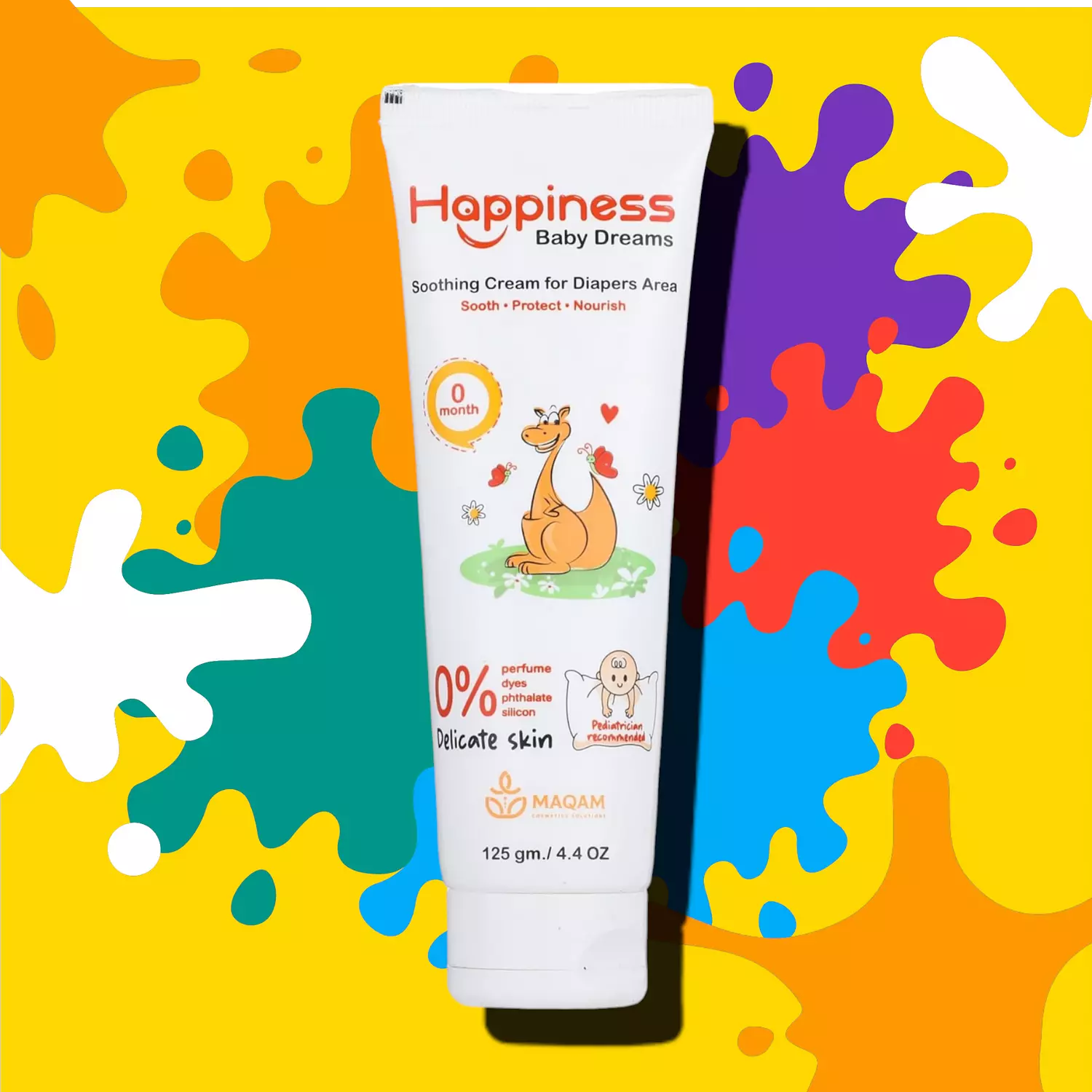 Happiness Cream for Diaper Rash - 125 gm hover image