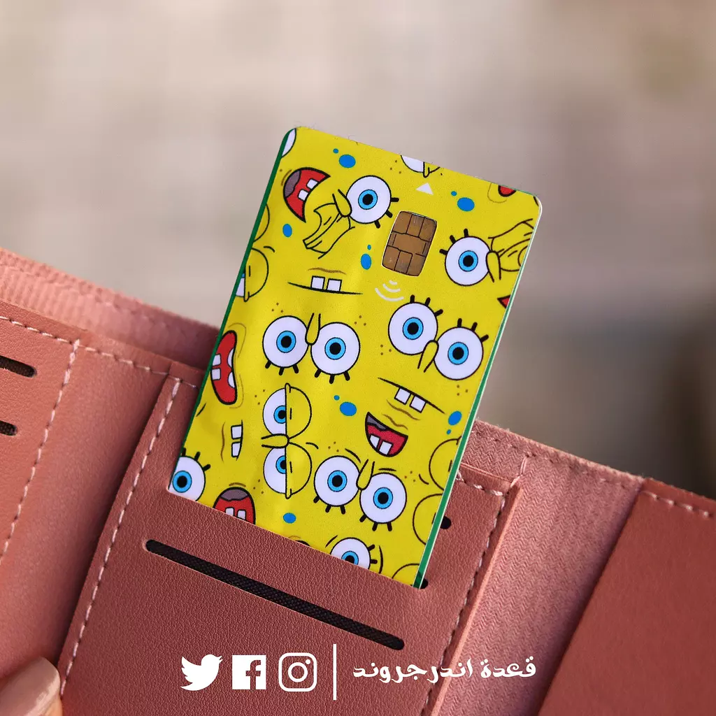 Visa Sticker - SpongeBob SquarePants Cartoon 