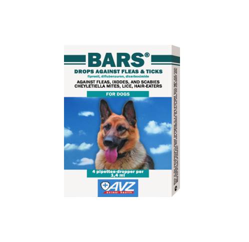 BARS® CLASSIC DROPS AGAINST FLEAS AND TICKS FOR DOGS