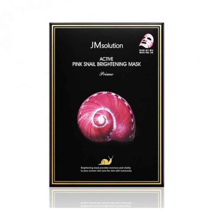 JM Solution Active Pink Snail Brightening Sheet Mask Prime 