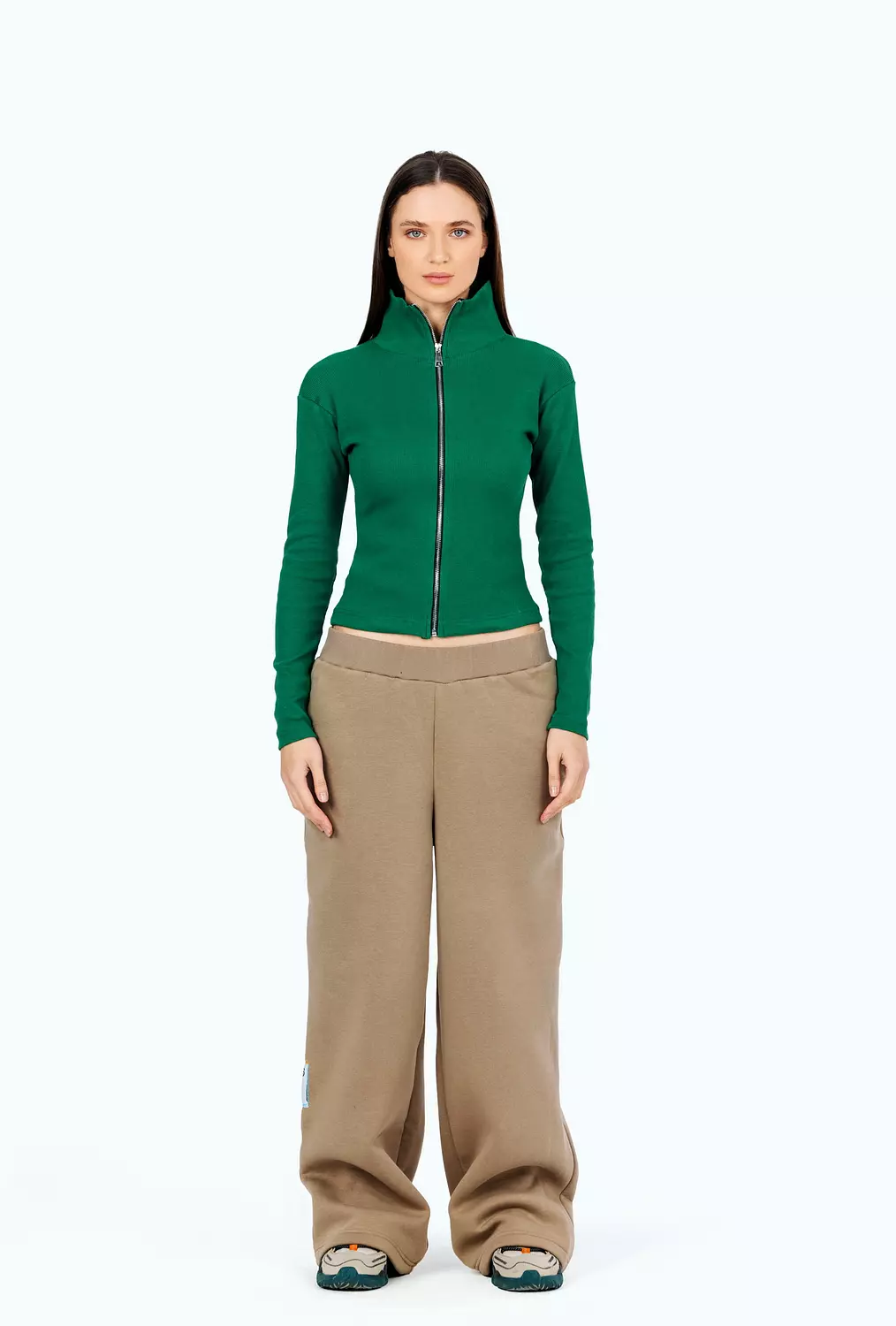 Green Zipper Jacket hover image