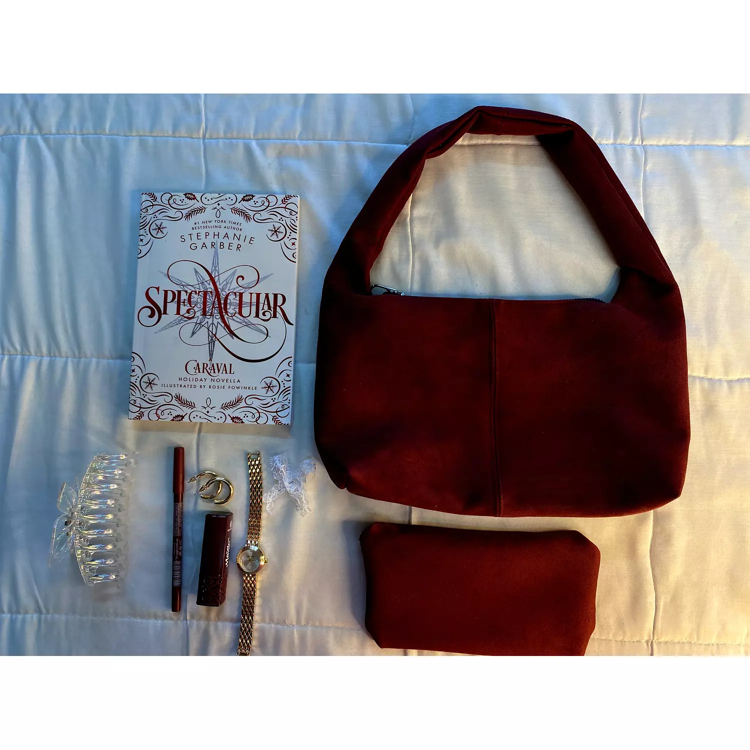  Burgundy bag 1