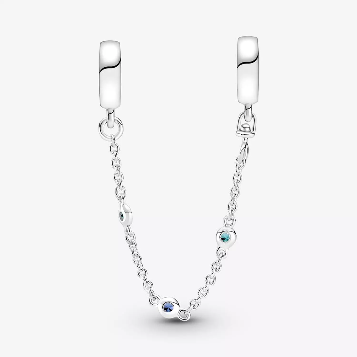 Triple Blue Stone Safety Chain 1