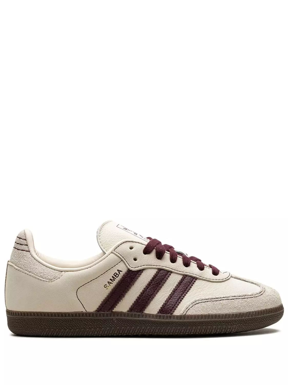 Samba OG "Wonder White/Maroon" sneakers hover image