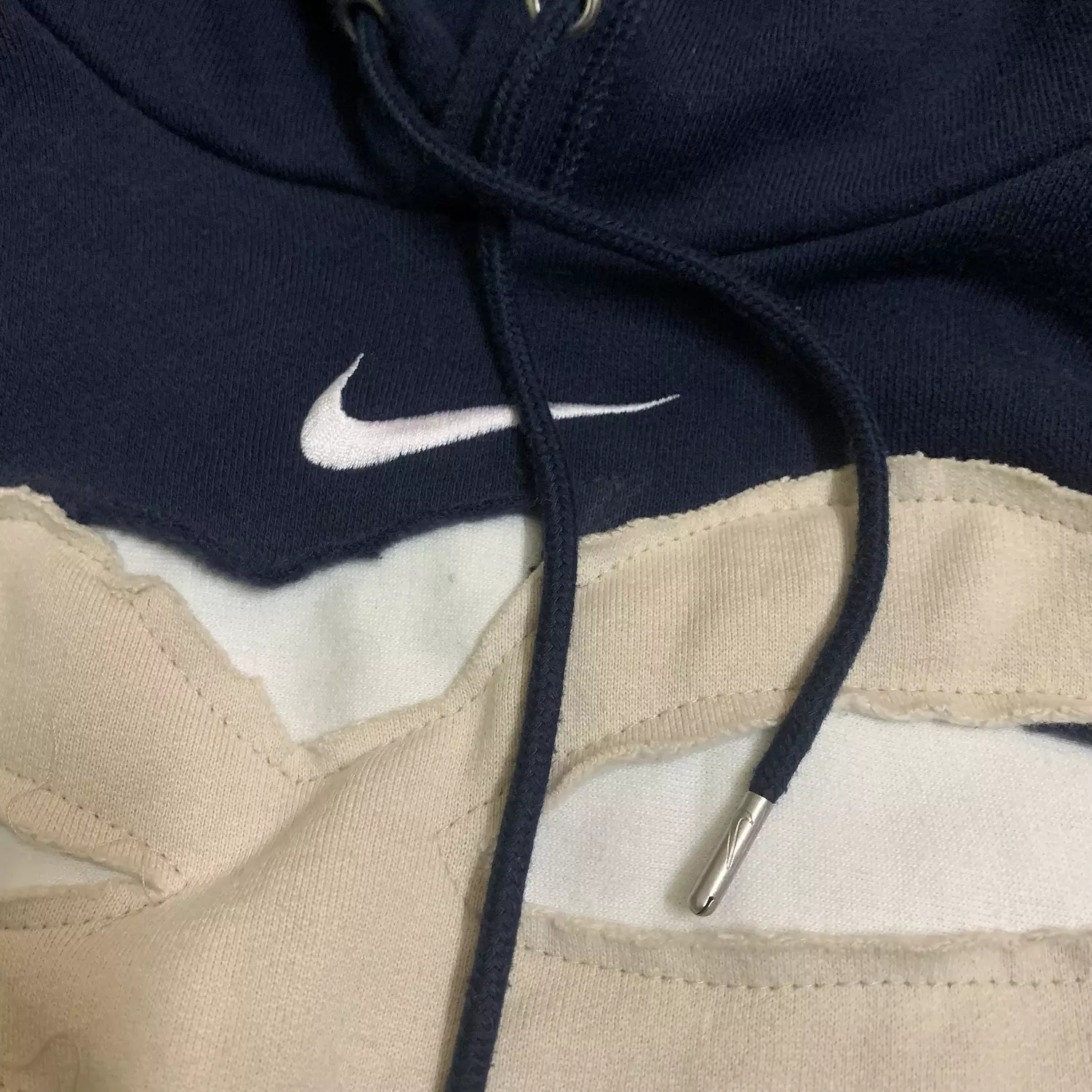 Reworked Nike Skeleton Center Swoosh Hoodie 3