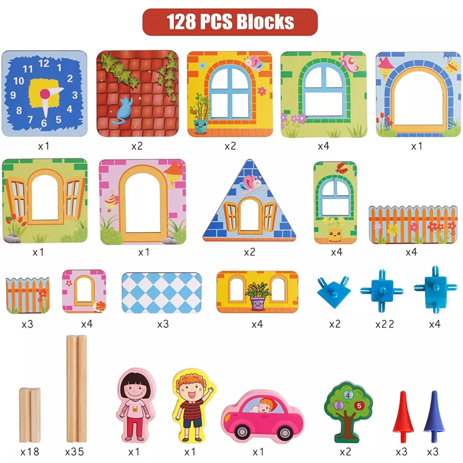Master of Architecture Building Blocks Toy 6