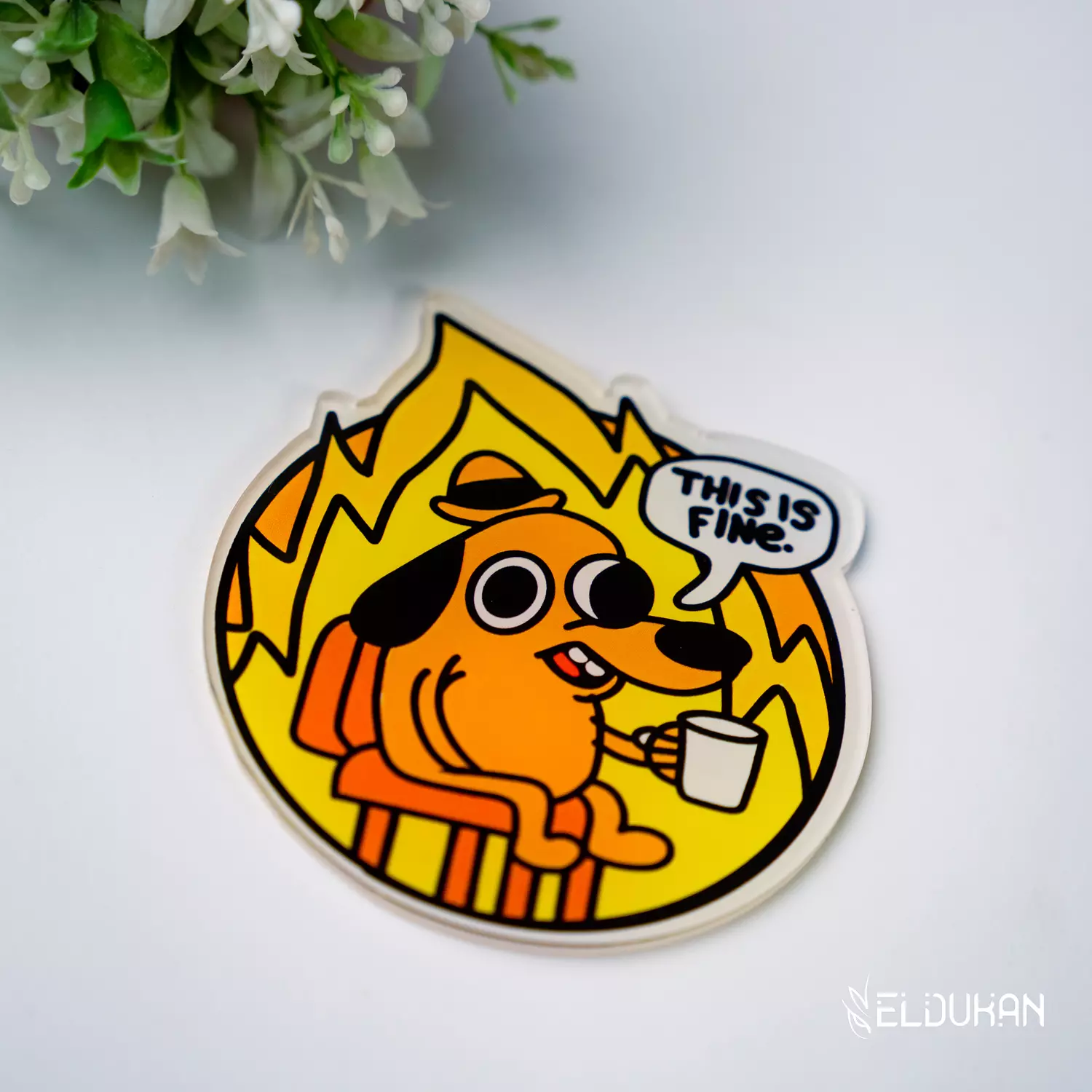 This is fine acrylic coaster hover image