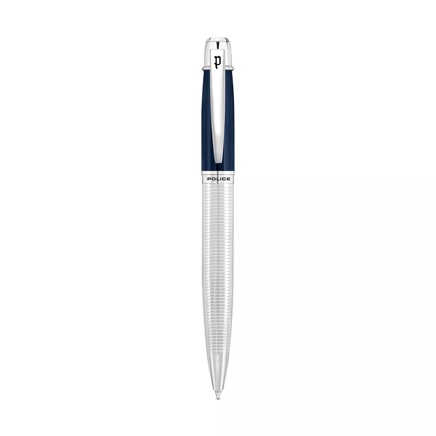 POLICE - Takota Pen For Men Blue & Silver Color - PERGR0001402 hover image