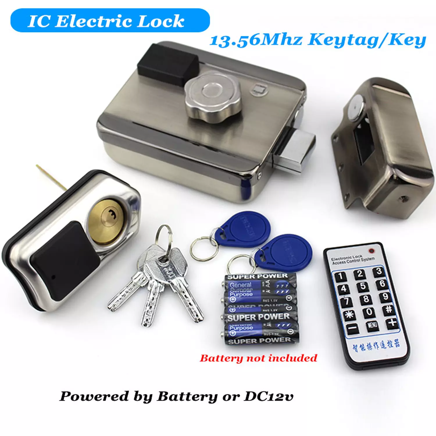 Smart Door Lock Electric Access Control System hover image