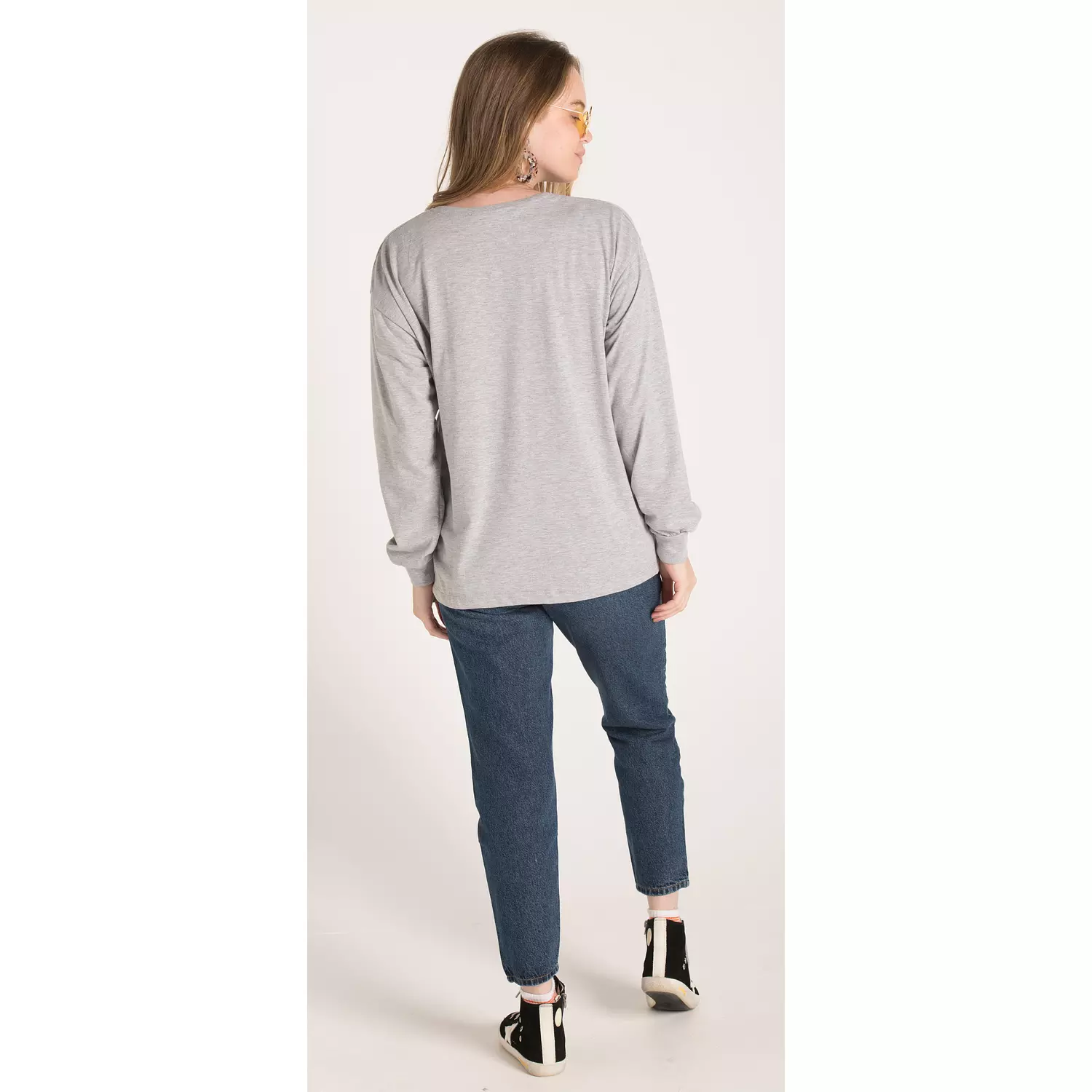 LONG SLEEVE TEE RIBBED CUFF 3