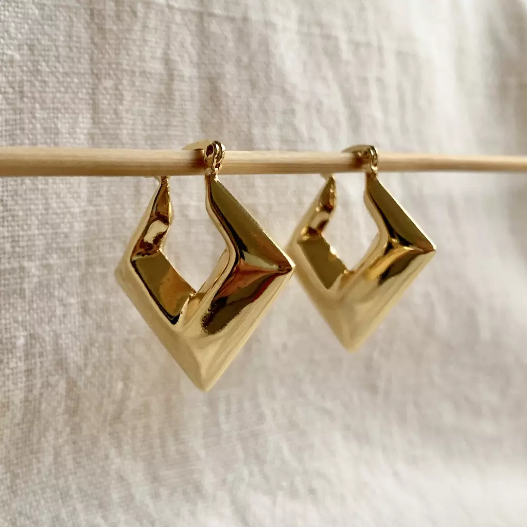 Rotated Square Earrings