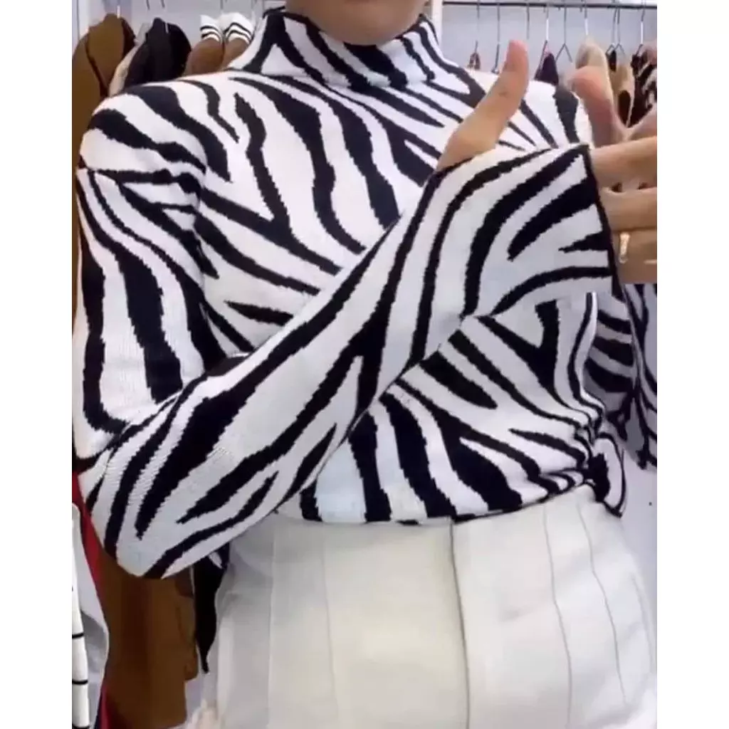 Zebra top