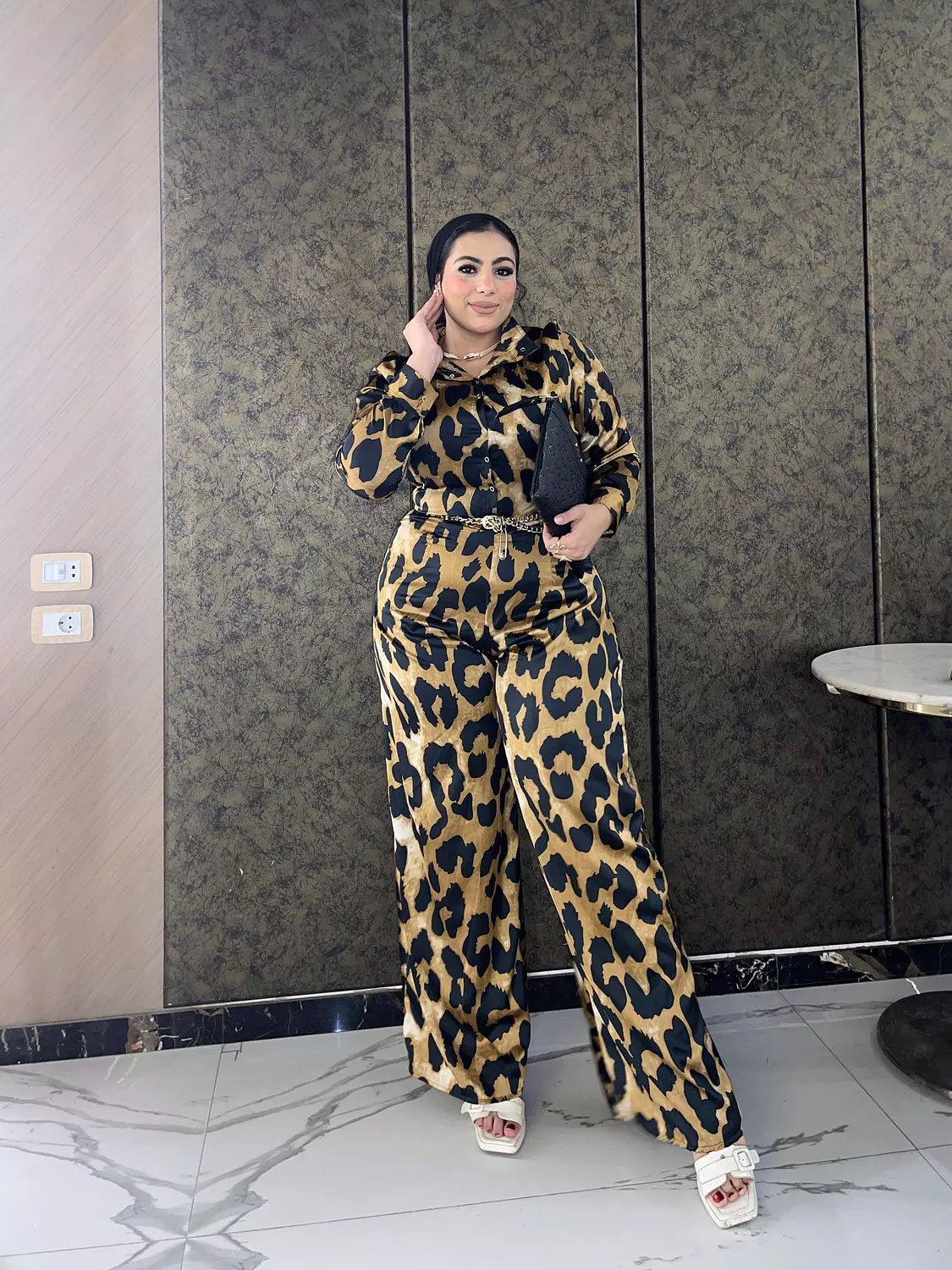 Cheetah jumpsuit  4