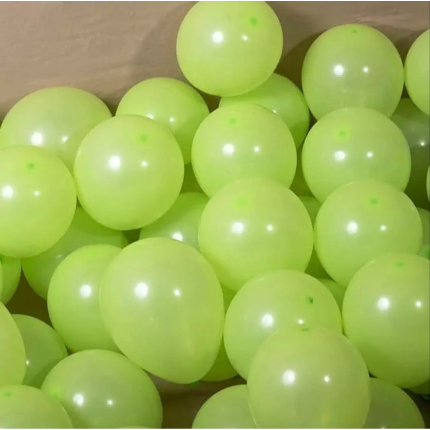 Lime Green Balloons( Pack of 10) 1