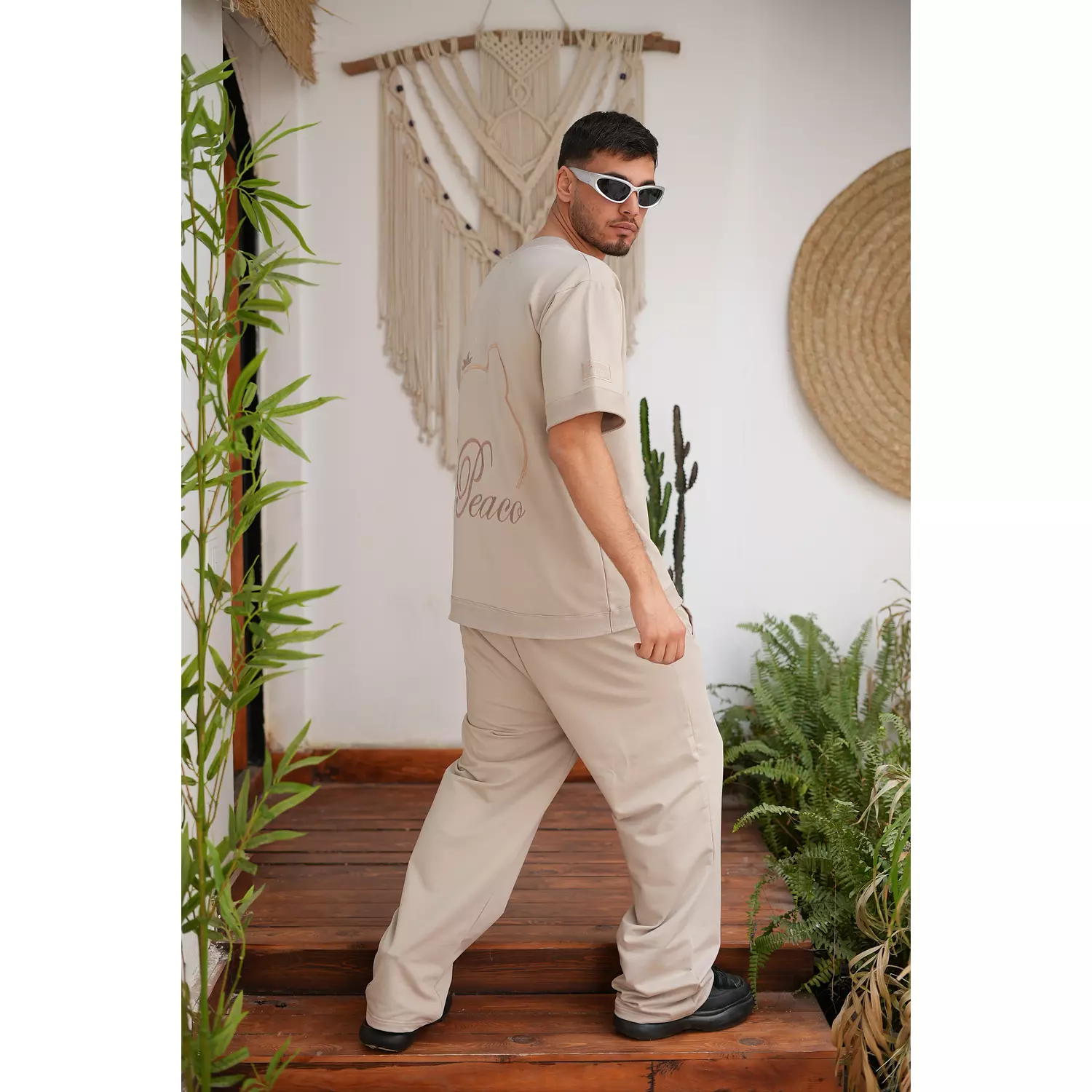 Beige unisex basic set    5