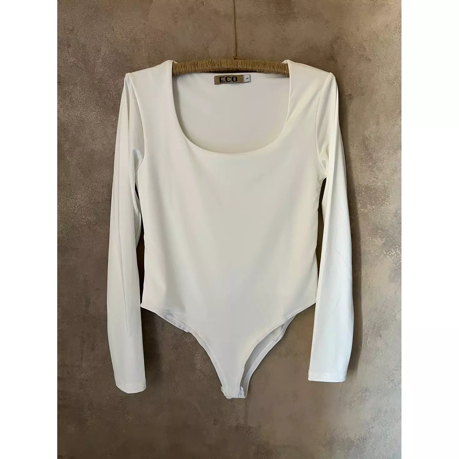 Square Neck Long Sleeves Bodysuit hover image