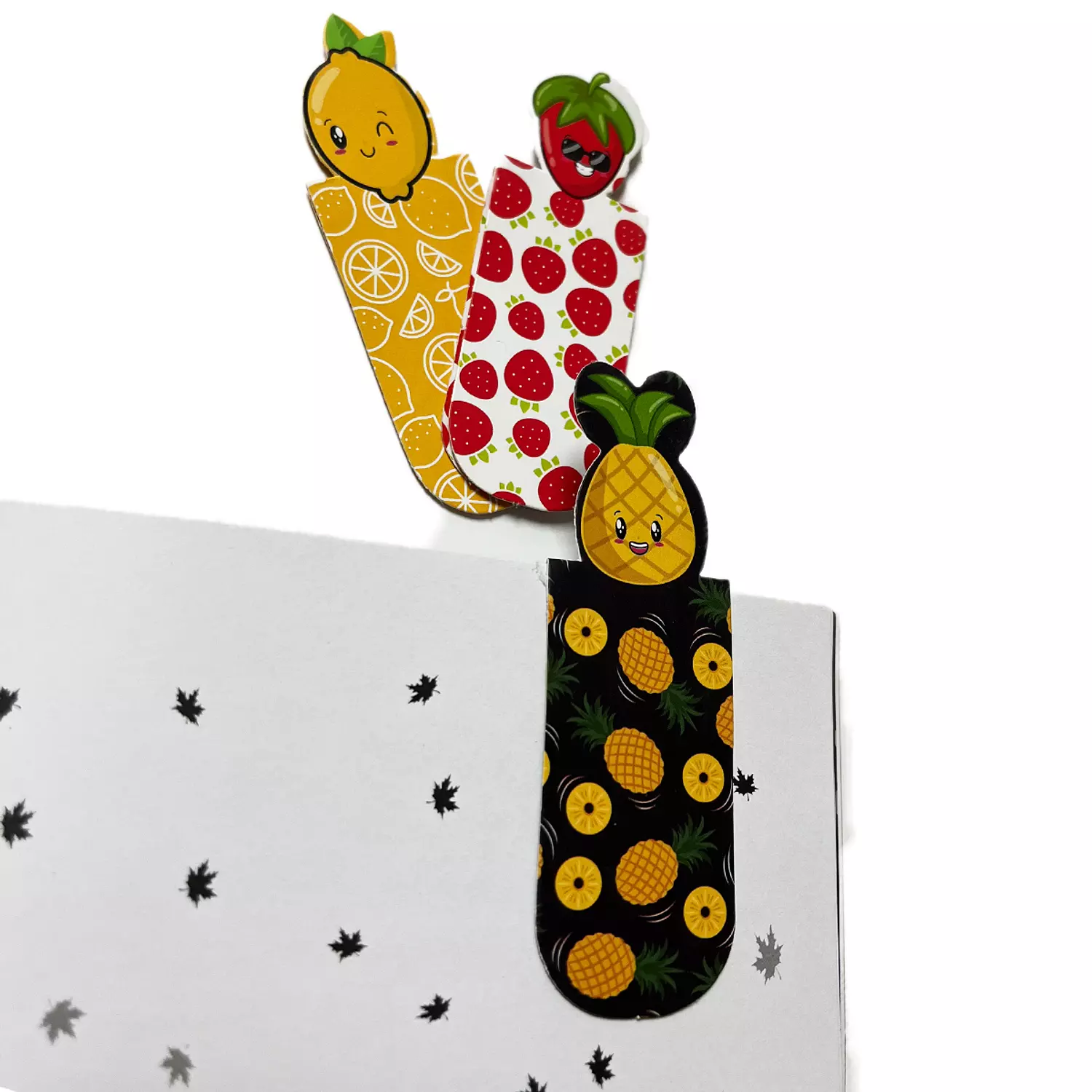 Memo Magnetic Bookmarks "Fruits" (3 pcs) 2