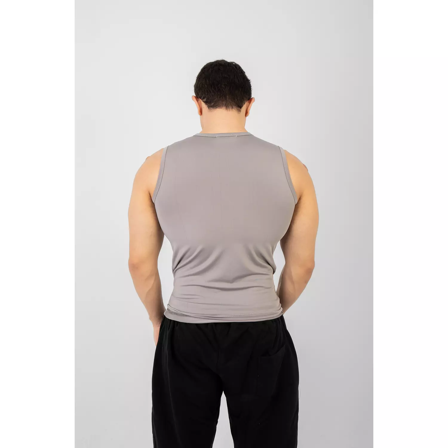 Compression Tank Top Grey  2