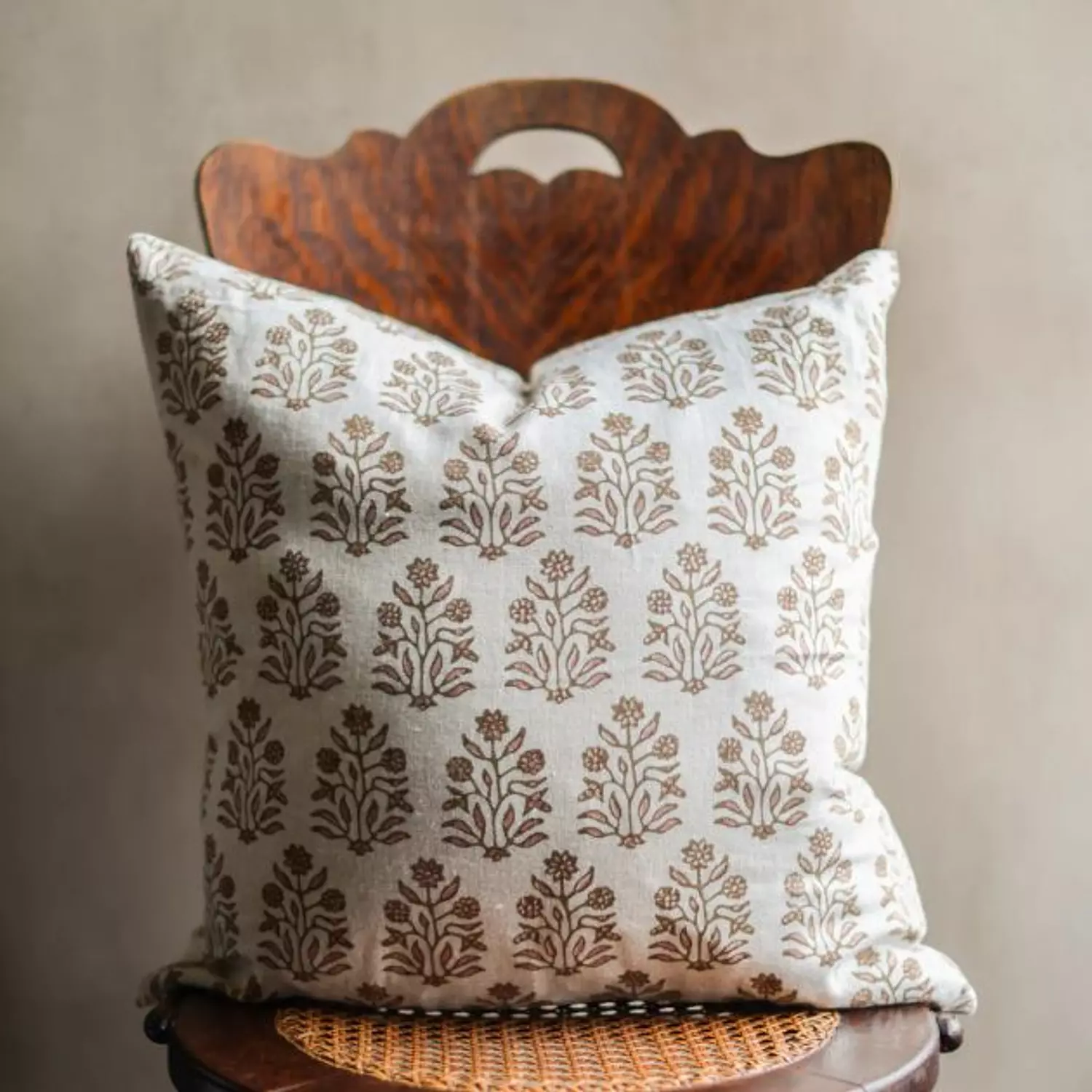 Throw pillows ( printed fabric ) hover image