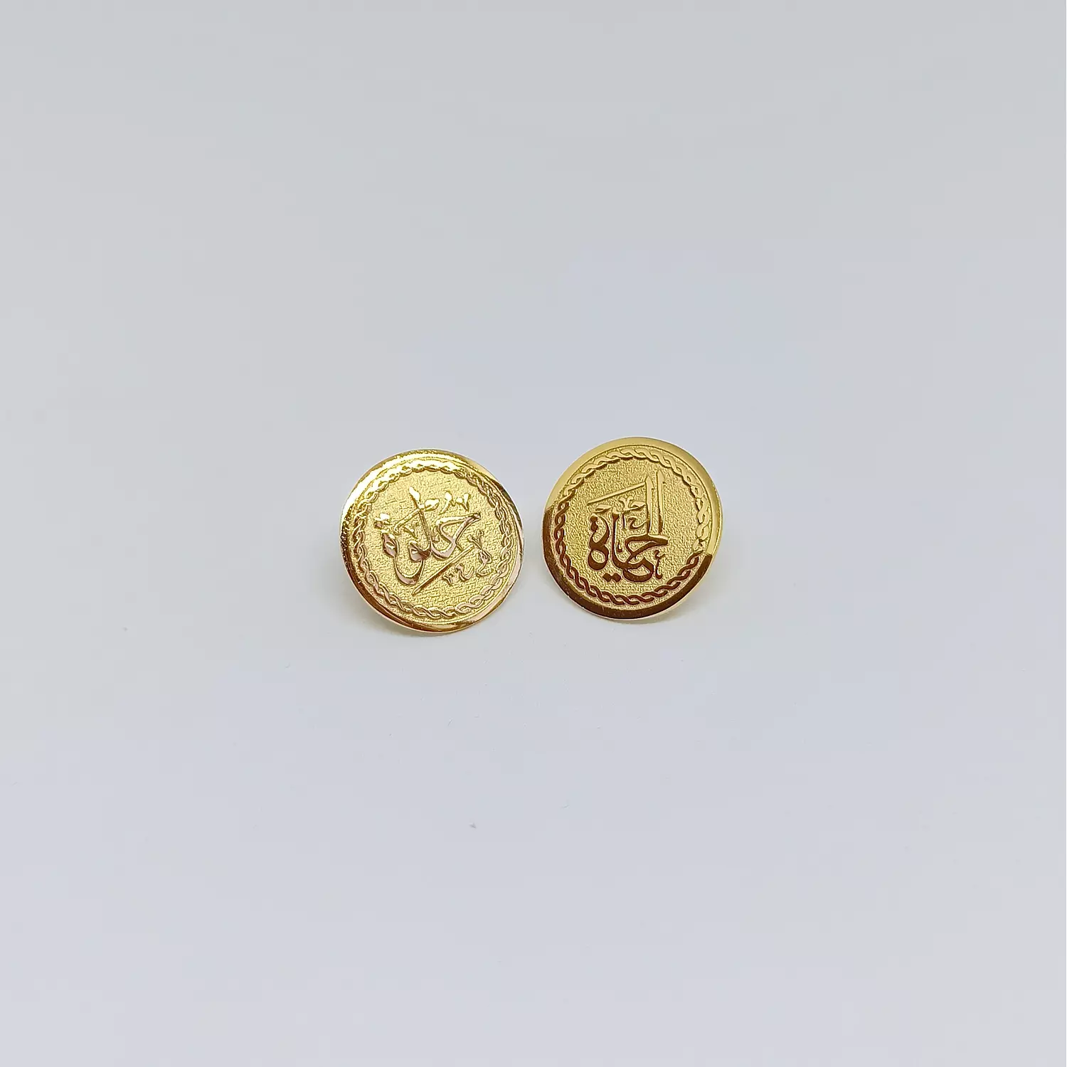 Life is good - Earing - Gold plated 21k 1