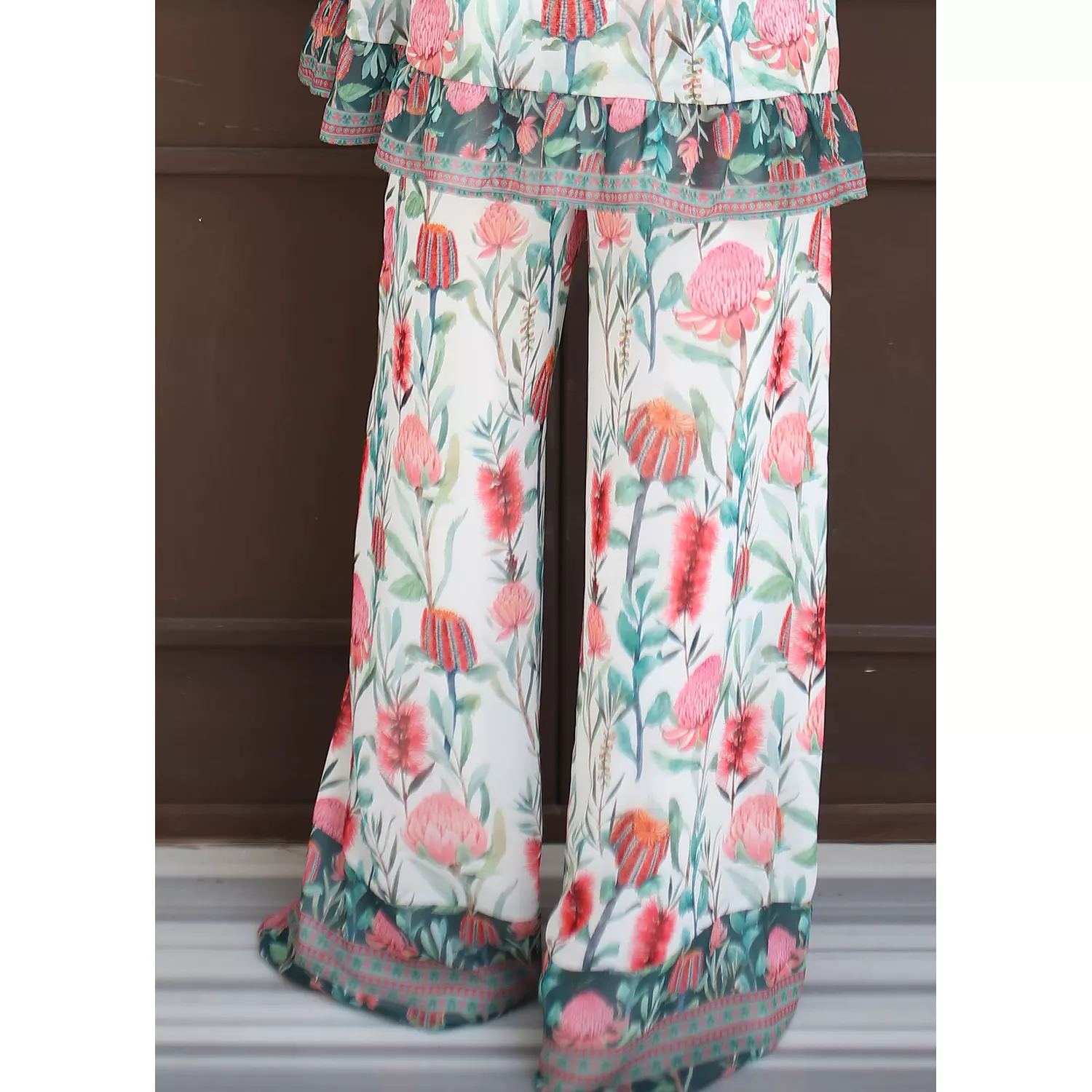 Flora Chiffon Pants 2