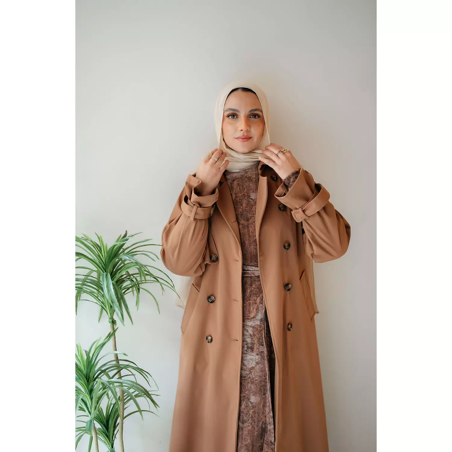  6-Buttons Long Trench Coat 29